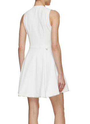 Back View - Click To Enlarge - SOUTHCAPE - Sleeveless Diagonal Dress