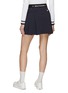 Back View - Click To Enlarge - SOUTHCAPE - Logo Pleated Skirt