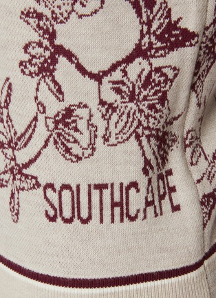  - SOUTHCAPE - Short Sleeve Floral Sweater