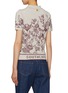 Back View - Click To Enlarge - SOUTHCAPE - Short Sleeve Floral Sweater