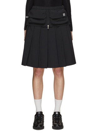 Main View - Click To Enlarge - SOUTHCAPE - Nylon Pleat Skirt