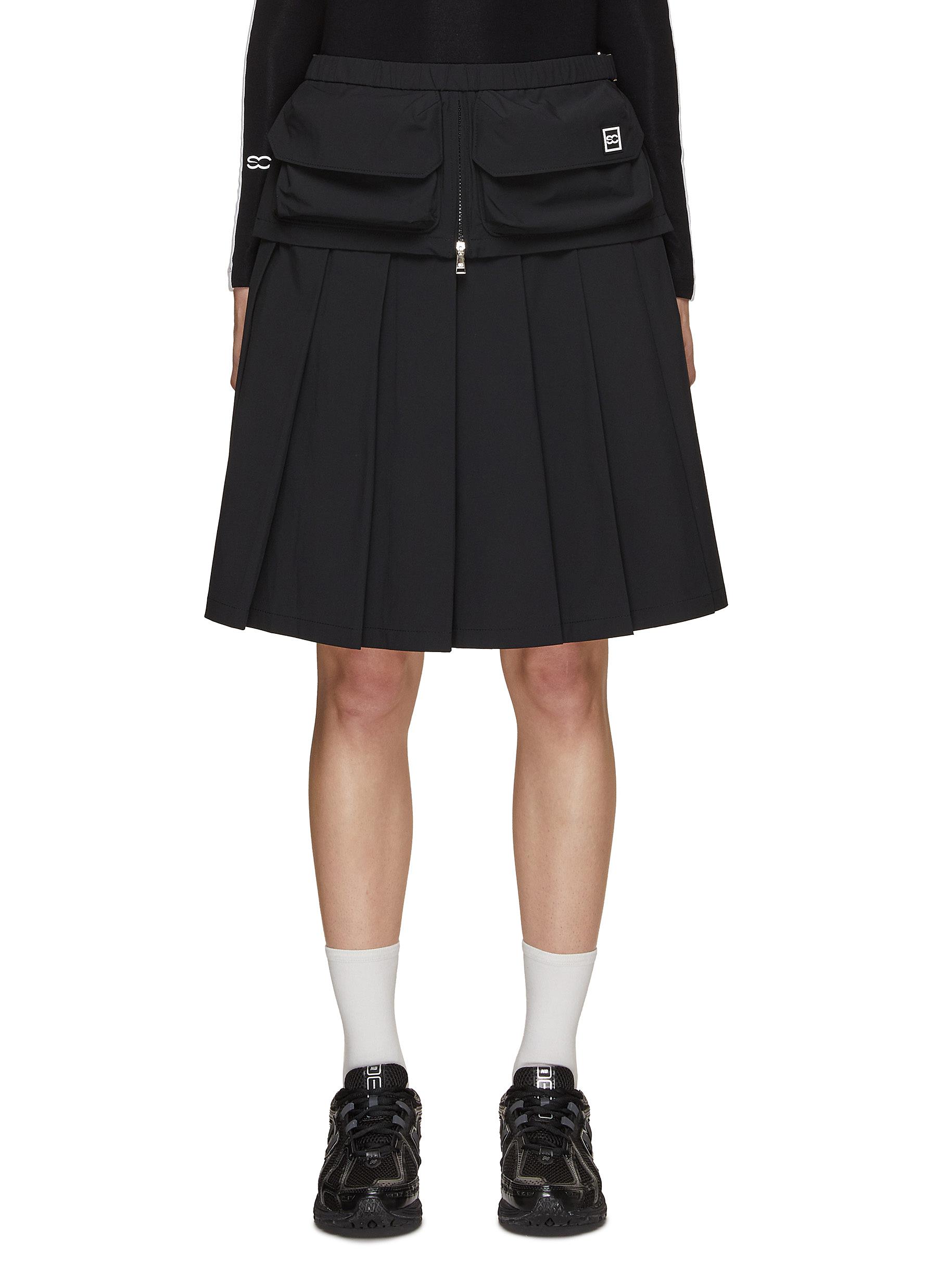 Nylon Pleat Skirt