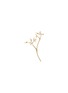 Main View - Click To Enlarge - CENTAURI LUCY - Neo Romantic Mistletoe Leaf Pearl 18K Yellow Gold Pin