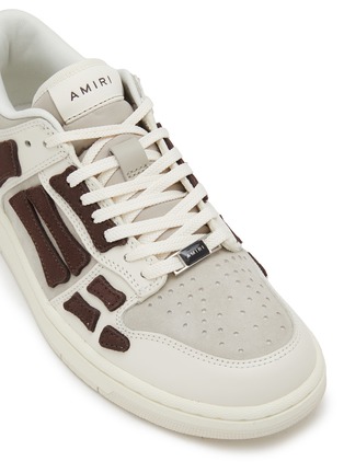 Detail View - Click To Enlarge - AMIRI - Skel Leather Low Top Sneakers