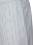  - AURALEE - Organdy Striped Drawstring Cotton Pants