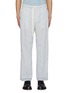 Main View - Click To Enlarge - AURALEE - Organdy Striped Drawstring Cotton Pants