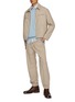 Figure View - Click To Enlarge - AURALEE - Zip Up Wool Blouson Jacket