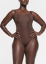 Detail View - Click To Enlarge - SKIMS - x Swarovski Jelly Sheer Square Neck Thong Bodysuit