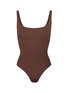 Main View - Click To Enlarge - SKIMS - x Swarovski Jelly Sheer Square Neck Thong Bodysuit