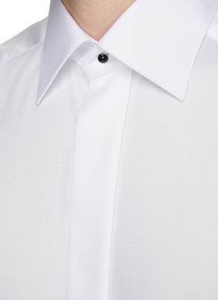  - ETON  - Spread Collar Slim Fit Dobby Evening Shirt