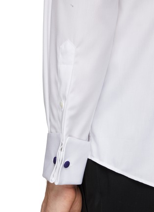  - ETON  - Spread Collar Pleated Bibfront Slim Fit Evening Shirt