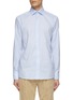 Main View - Click To Enlarge - ETON  - Nailhead Twill Cotton Shirt