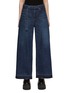 Main View - Click To Enlarge - SACAI - Wide Leg Belted Denim Jeans