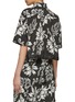 Back View - Click To Enlarge - SACAI - Hibiscus Cropped Bowling Shirt