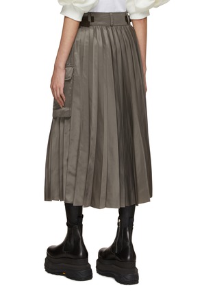 Back View - Click To Enlarge - SACAI - Cargo Pocket Pleated Midi Skirt