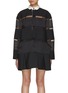 Main View - Click To Enlarge - SACAI - Sheer Stripe Rugby Dress