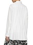 Back View - Click To Enlarge - SACAI - Low Waisted Pleated Poplin Shirt
