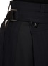  - SACAI - Sheer Panelled Chalk Stripe Maxi Skirt