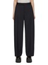 Main View - Click To Enlarge - SACAI - Chalk Stripe Wide Leg Tailored Pants