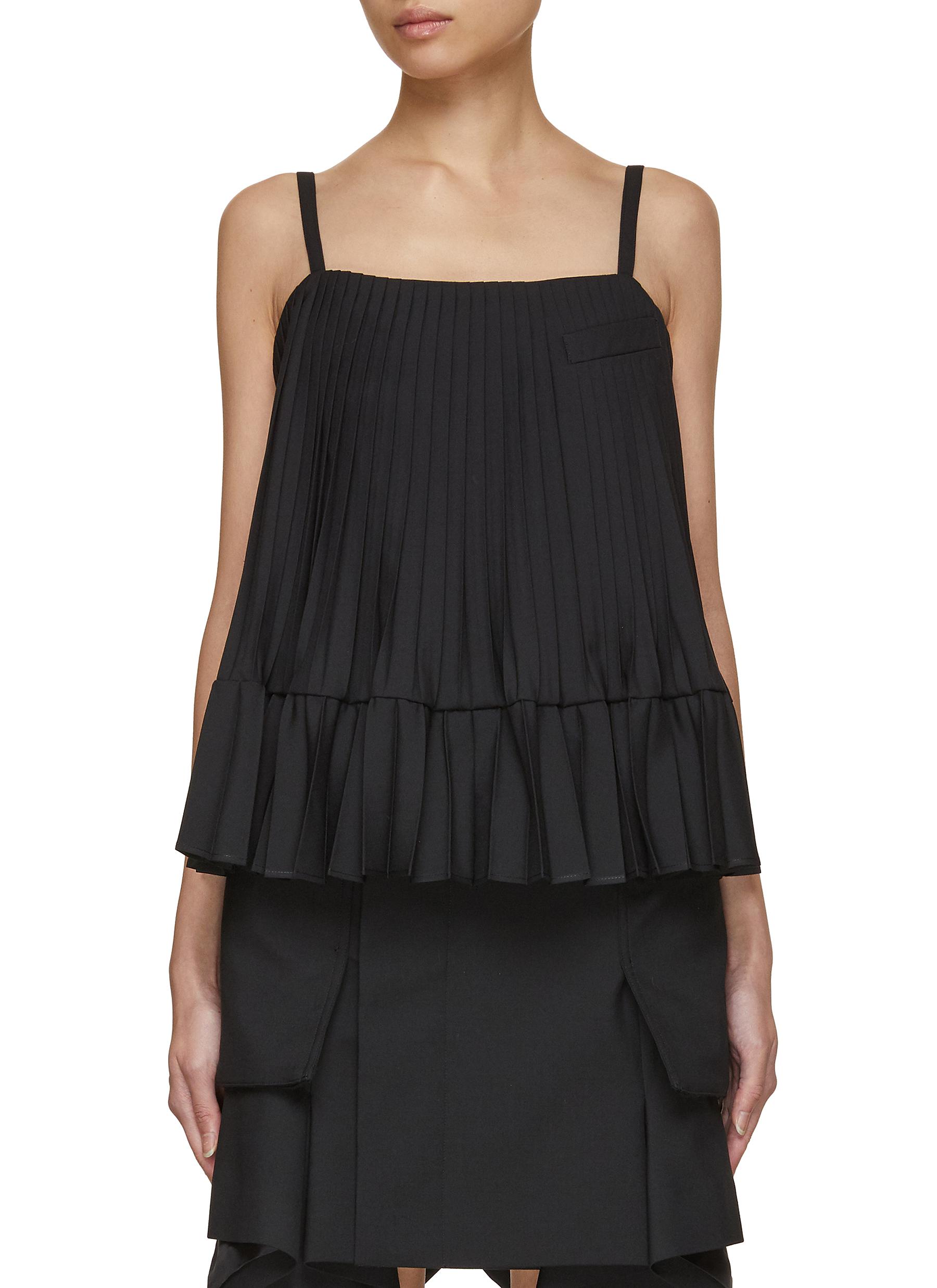 SACAI Pleated Cami Smart Closet
