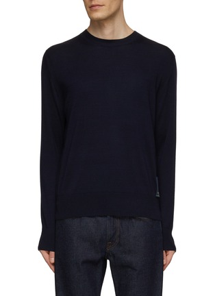 Main View - Click To Enlarge - DREYDEN - Ribbed Collar Cashmere Sweater