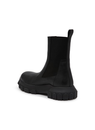  - RICK OWENS  - Beatle Bozo Tractor Lug-sole Leather Ankle Boots