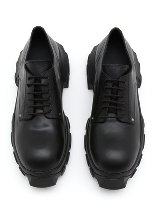 Detail View - Click To Enlarge - RICK OWENS  - Bozo Tractor Lace Up Shoes