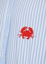  - JOSHUA’S - Crab Embroidered Stripe Shirt