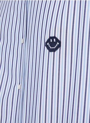  - JOSHUA’S - Stripe Smiley Face Shirt