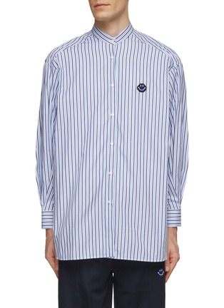 Main View - Click To Enlarge - JOSHUA’S - Stripe Smiley Face Shirt