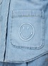  - JOSHUA’S - Large Pocket Smiley Embroidered Denim Jacket