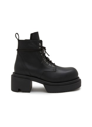 RICK OWENS | Army Leather Low Bogun Boots