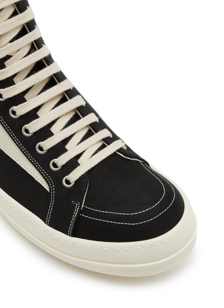 Detail View - Click To Enlarge - RICK OWENS DRKSHDW - Vintage Leather High Top Sneakers