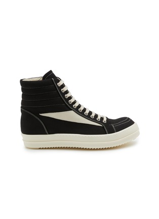 Main View - Click To Enlarge - RICK OWENS DRKSHDW - Vintage Leather High Top Sneakers