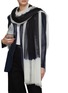 Figure View - Click To Enlarge - JANE CARR - The Two-Tone Wrap Scarf