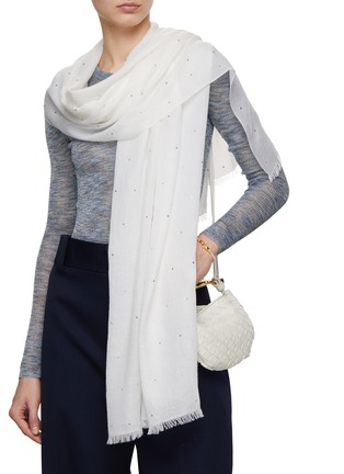 Figure View - Click To Enlarge - JANE CARR - The Crystal Wrap Scarf