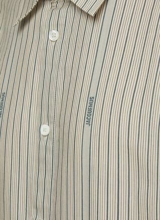  - JACQUEMUS - La Chemise De Costume Striped Button Up Shirt