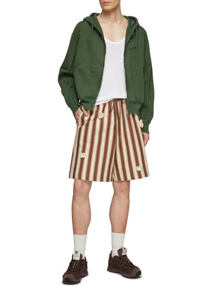 Figure View - Click To Enlarge - JACQUEMUS - Le Camargue Zip Up Sweater
