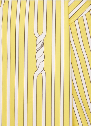  - JACQUEMUS - Le Haut Polo Twisted Stripe Shirt