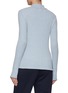 Back View - Click To Enlarge - CLOVE - Ribbed Mock Neck Top