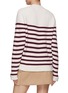 Back View - Click To Enlarge - CLOVE - Henry Neck Stripe Knit Top