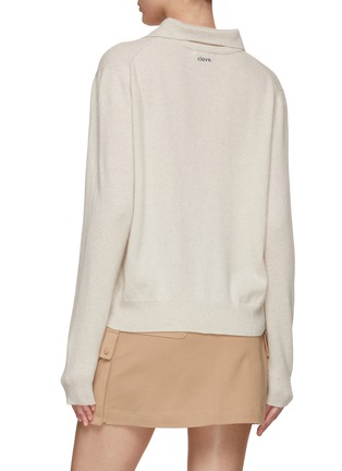 Back View - Click To Enlarge - CLOVE - Layered Collar Knit Top