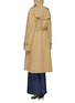 Back View - Click To Enlarge - PRUNE GOLDSCHMIDT - Ruffle Collar Trench Coat