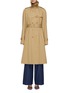 Main View - Click To Enlarge - PRUNE GOLDSCHMIDT - Ruffle Collar Trench Coat