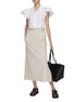 Figure View - Click To Enlarge - PRUNE GOLDSCHMIDT - Bow Waist Skirt