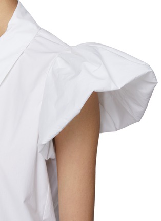  - PRUNE GOLDSCHMIDT - Puffy Shoulder Fitted Cotton Shirt