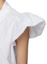  - PRUNE GOLDSCHMIDT - Puffy Shoulder Fitted Cotton Shirt
