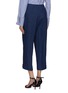 Back View - Click To Enlarge - PRUNE GOLDSCHMIDT - Pleated Ankle Length Pants