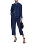 Figure View - Click To Enlarge - PRUNE GOLDSCHMIDT - Pleated Ankle Length Pants