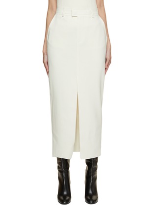 Main View - Click To Enlarge - ARMARIUM - Lula Slit Front Fitted Skirt